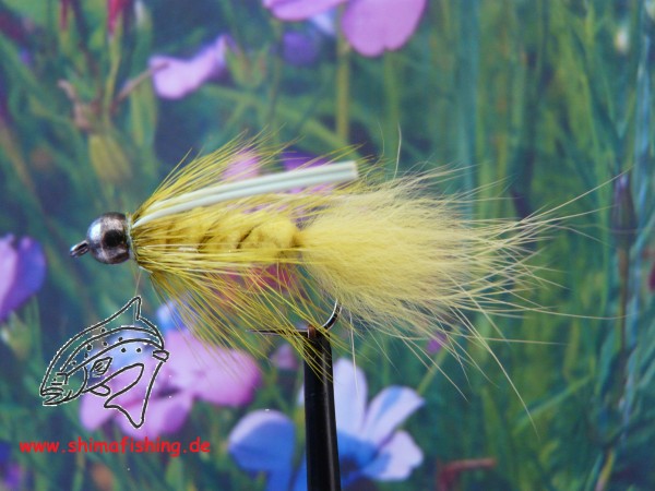 Streamer " Carp Bugger Yellow "