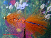 Streamer " Wooly Bugger Orange Bead Head " Streamer " Wooly Bugger Orange Bead Head "