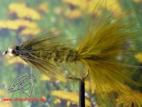 Streamer " Wooly Bugger Olive Bead Head " Streamer " Wooly Bugger Olive Bead Head "