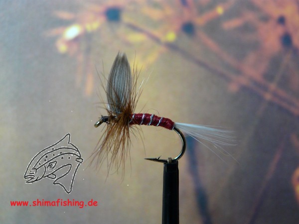 Trockenfliege " Spinner Red "