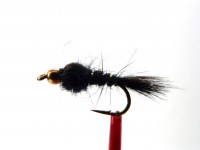 Tungsten Nymphe HARES EAR BLACK Tungsten Nymphe HARES EAR BLACK