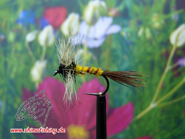 Trockenfliege " Mayfly Spinner " auf Schonhaken/ barbless hook